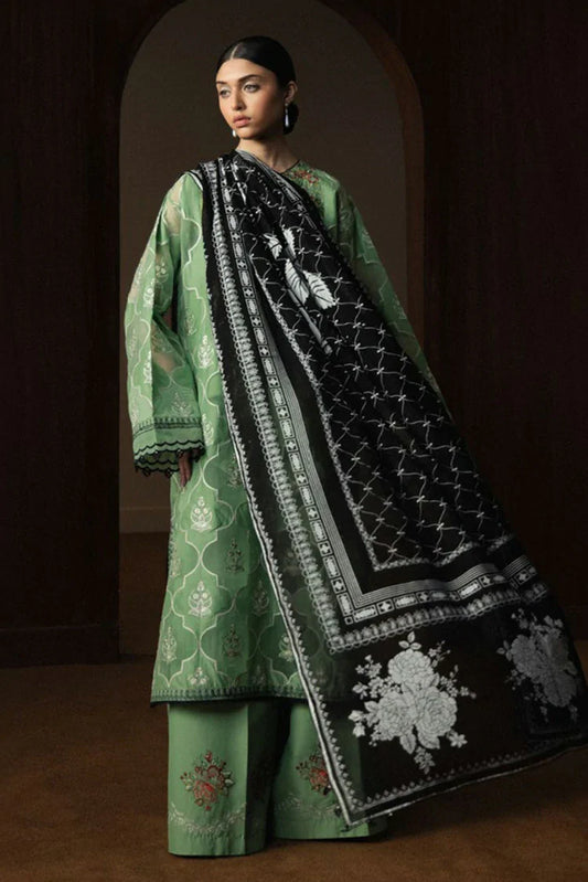 Zara Shahjahan - Satori Lawn Collection - MIDORIYA-D6 - Unstitched