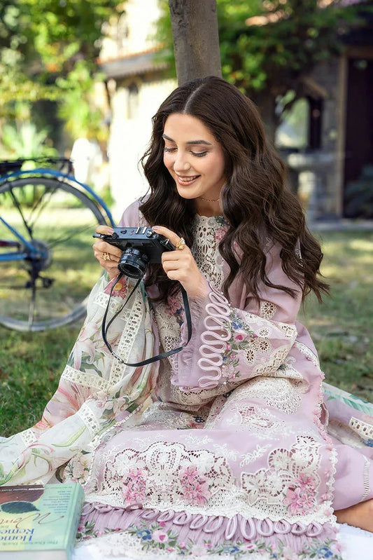 Elaf - Luxury Lawn - ELY-1A MAISON PINK - Unstitched