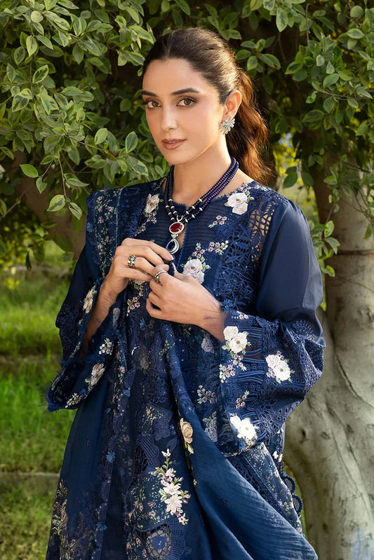 Elaf - Luxury Lawn - ELY-4B BLUE BELLE - Unstitched