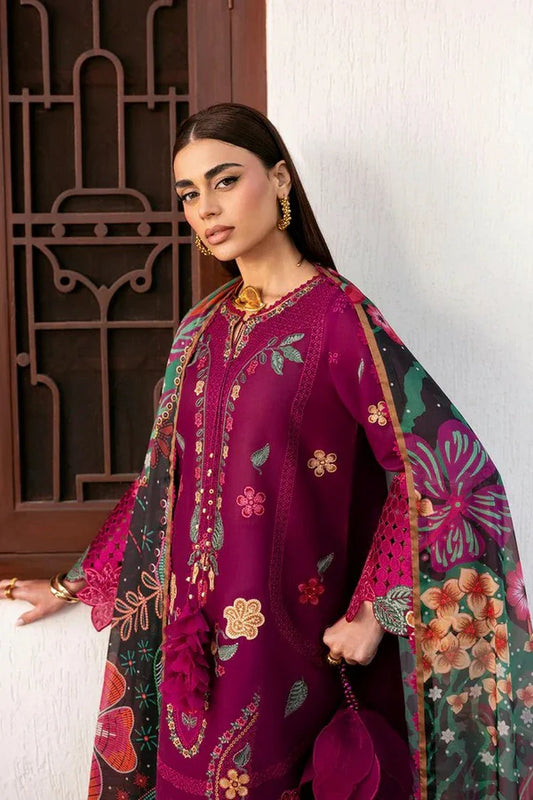 Jazmin - Shahkaar Luxury Lawn SS - SL26-D01 - Unstitched