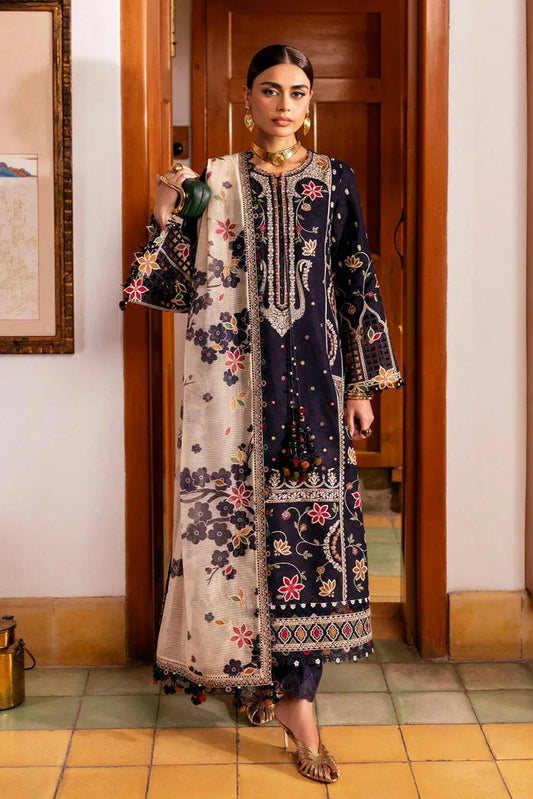 Jazmin - Shahkaar Luxury Lawn SS - SL26-D07 - Unstitched
