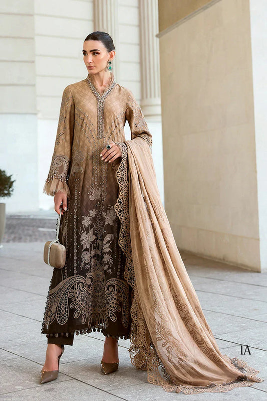 Maria B - Timeless Elegance Luxury Lawn - Design-1A - Unstitched