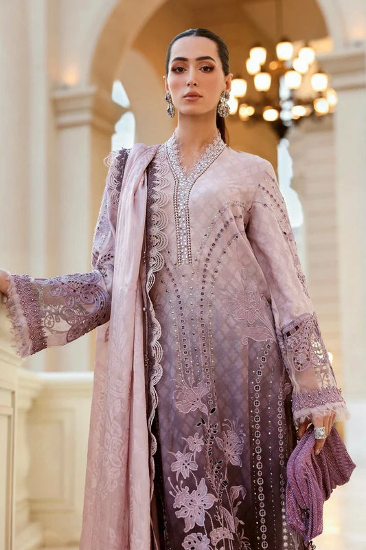 Maria B - Timeless Elegance Luxury Lawn - Design-1B - Unstitched