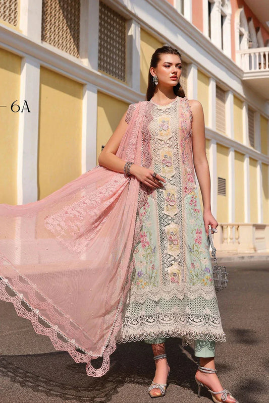 Maria B - Timeless Elegance Luxury Lawn - Design-6A - Unstitched