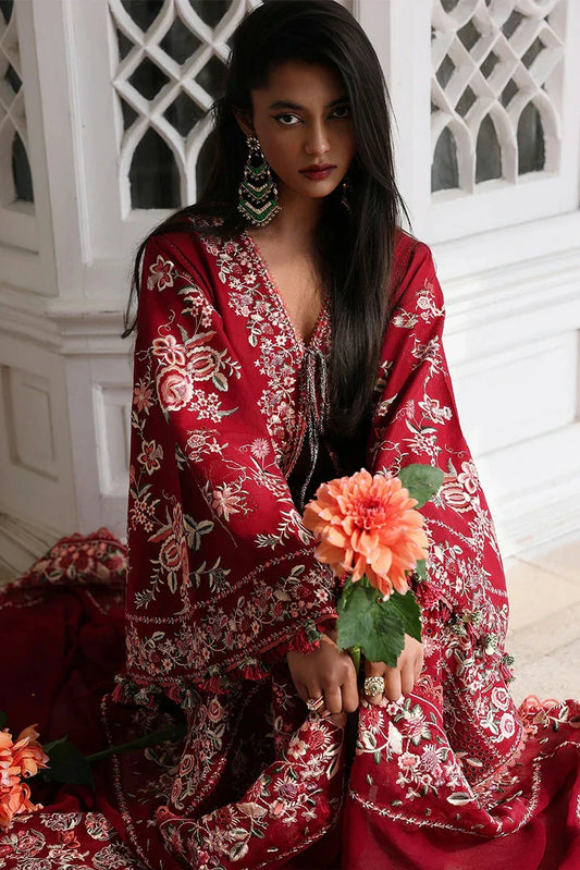 Hussain Rehar - Kala Bagh Luxury Lawn Eid Edit - D-86-Kastanaa - Unstitched
