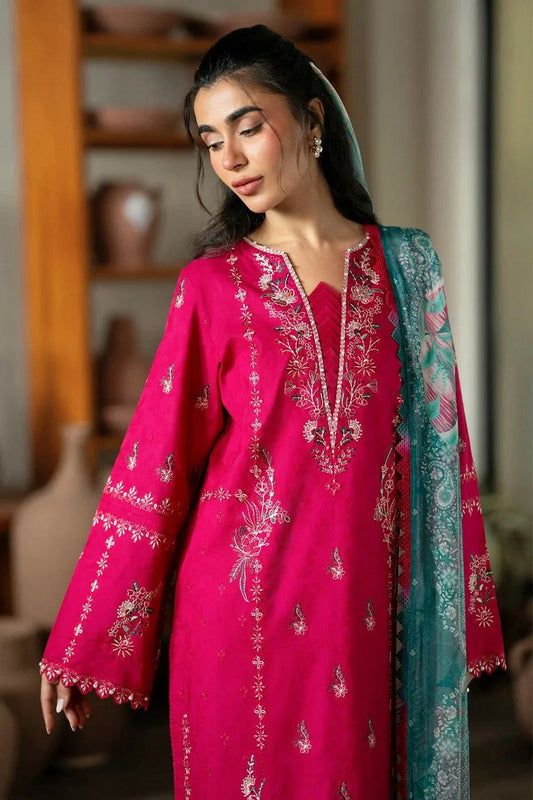 Nureh - Raha Embroidered Jacquard Lawn Collection Vol 1 - NE-236 - Unstitched