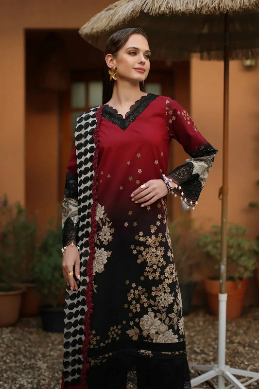 Charizma - Aniiq Embroidered Printed Lawn Collection Vol 1 - AN6-02 - Unstitched
