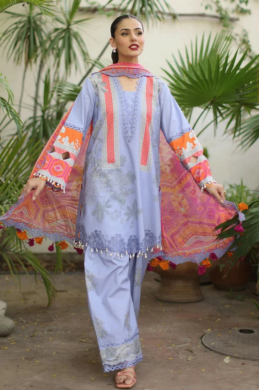 Charizma - Aniiq Embroidered Printed Lawn Collection Vol 1 - AN6-07 - Unstitched