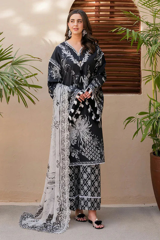 Roheenaz - Summer in Bloom Printed Vol 3 - 3A-Wildflower - Unstitched