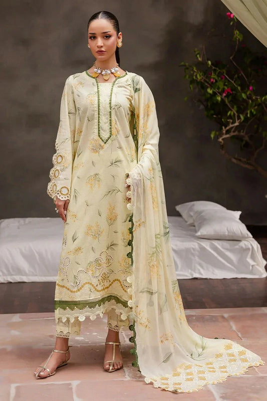 Nureh - Bloom Embroidered and Printed Lawn Collection Vol 1 - BL-10 - Unstitched