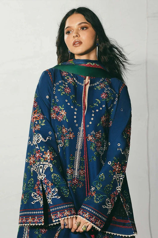 Hussain Rehar - Jugnu The Reserved View SS Edit I - D-1237-Peroz - Unstitched