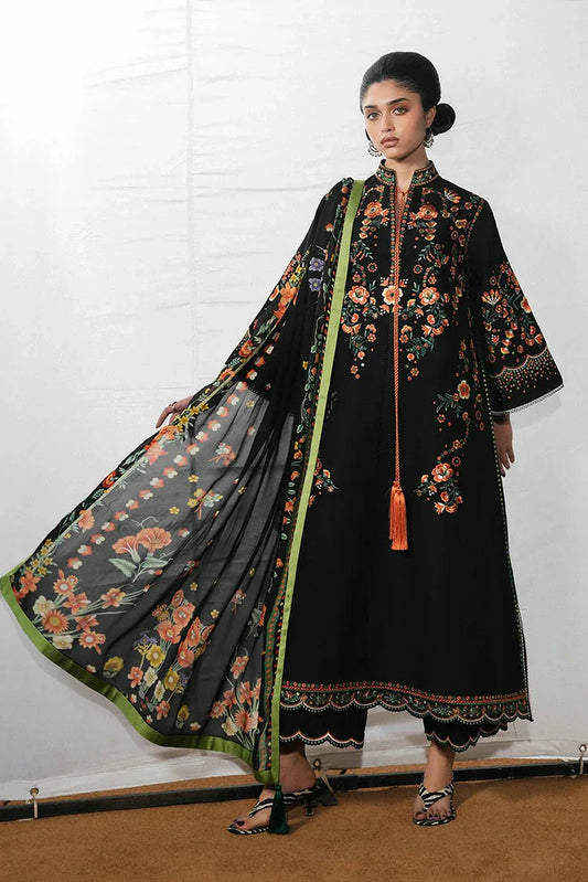 Hussain Rehar - Jugnu The Reserved View SS Edit I - D-1238-Bahri - Unstitched
