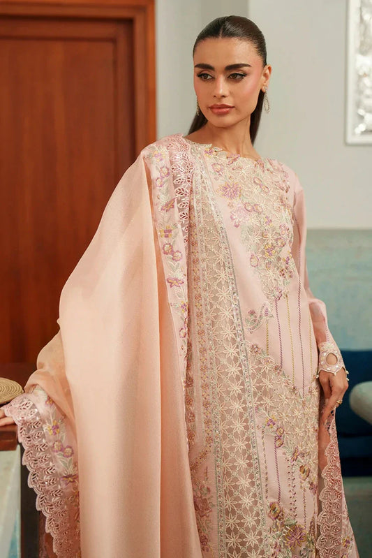 Asifa & Nabeel - Versa Luxury Lawn - Crimson Courage VUL26-08 - Unstitched