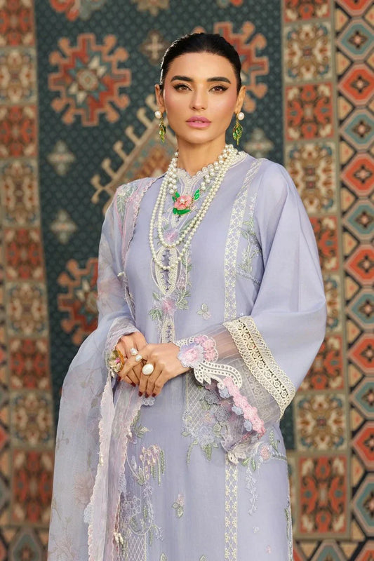 Maryam Hussain - A Floral Tale Lawn - L26-07-Jasmine - Unstitched