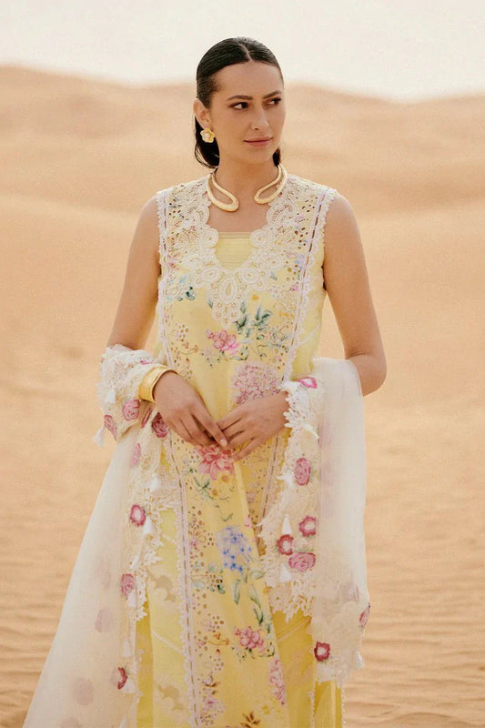 Saira Rizwan - Luxury Unstitched - AREZOU-SRL26-04 - Unstitched