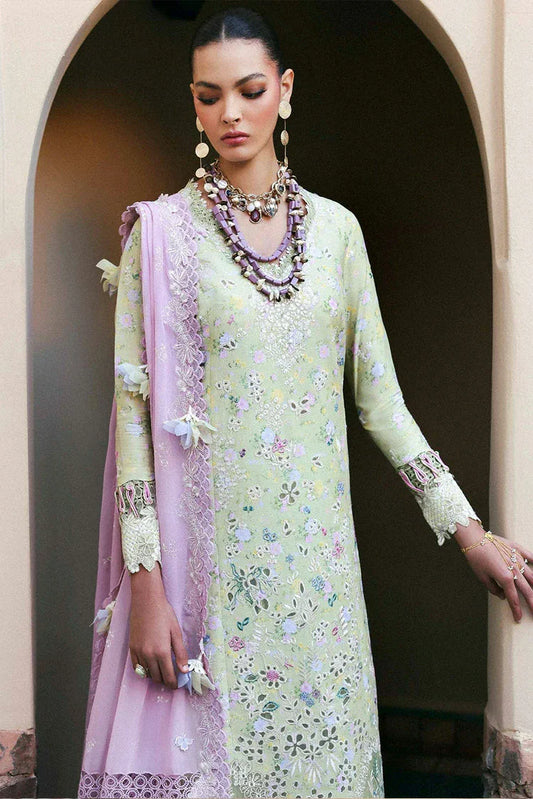 Republic Womenswear - Reine Luxury Eid Lawn - SL1-26-D5A-Perla - Unstitched