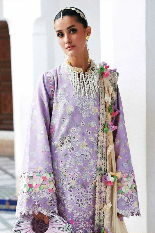 Republic Womenswear - Reine Luxury Eid Lawn - SL1-26-D5B-Licci - Unstitched