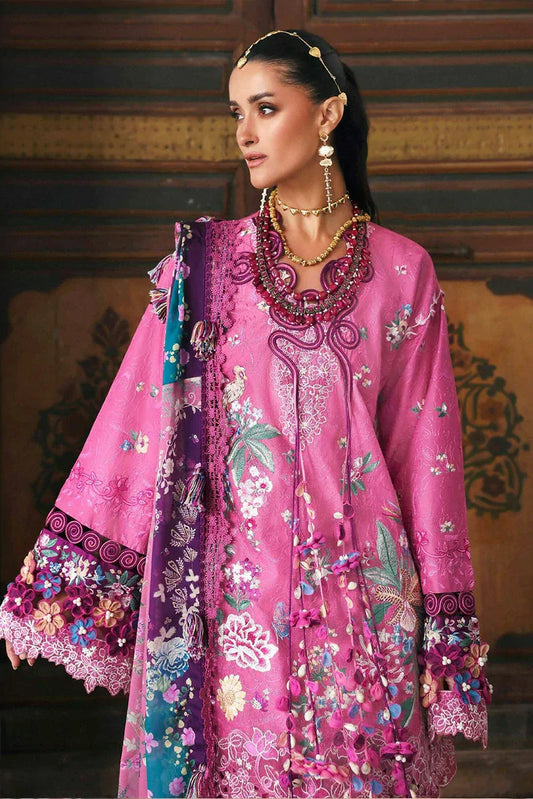 Republic Womenswear - Reine Luxury Eid Lawn - SL1-26-D8A-Aria - Unstitched
