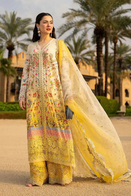 Faiza Saqlain - Aya Luxury Lawn - AY-07-Arta - Unstitched