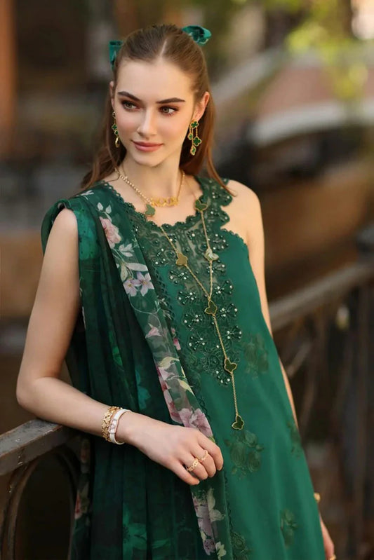 Noor by Saadia Asad - Noor Eid Luxe Printskhaas - Design 2B - Unstitched