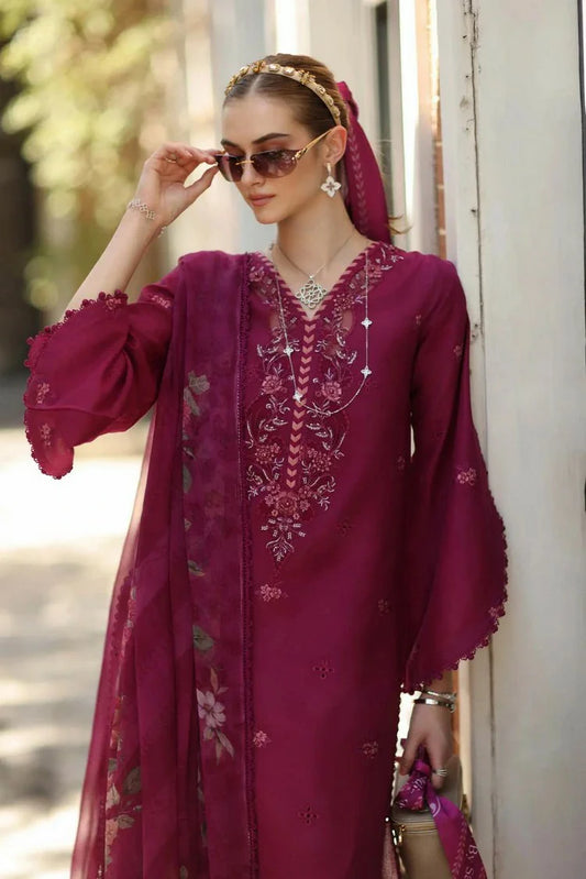 Noor by Saadia Asad - Noor Eid Luxe Printskhaas - Design 3A - Unstitched