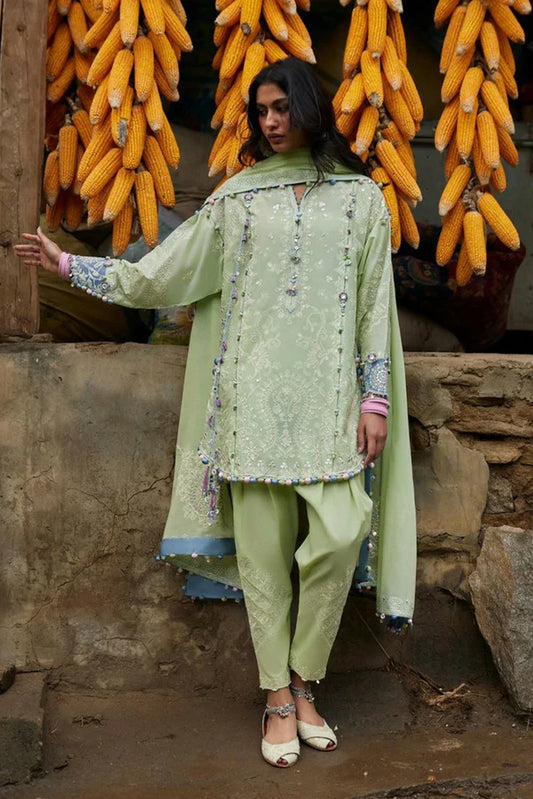 Zaha - Meili Festive Lawn - RÙYÁ ?? (ZL26-02 A) - Unstitched