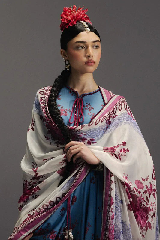 Zara Shahjahan - Anarkali Lawn - D-2 FALAK ARA - Unstitched