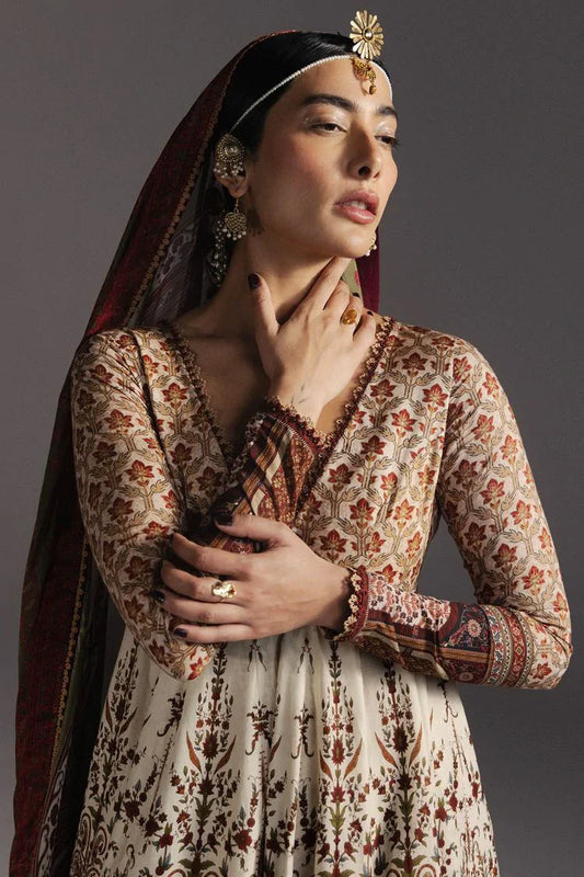 Zara Shahjahan - Anarkali Lawn - D-3 SHAHKAR - Unstitched