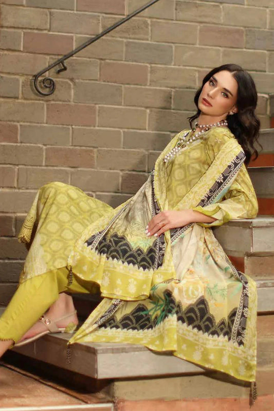 Nureh - Signature Prints Printed Lawn Zari Collection Vol 2 - SP-201 - Unstitched
