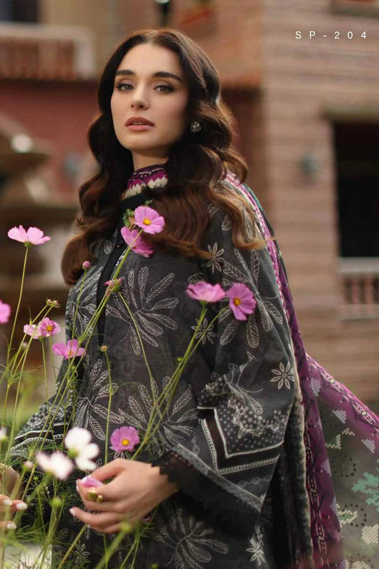 Nureh - Signature Prints Printed Lawn Zari Collection Vol 2 - SP-204 - Unstitched