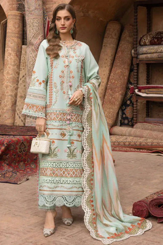 Saira Shakira - Breeze Luxury Lawn Collection - RUNA-8-A - Unstitched