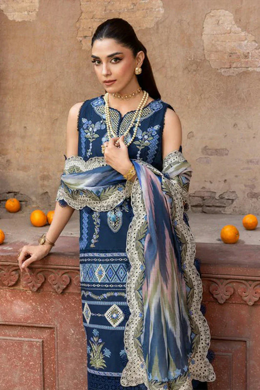 Saira Shakira - Breeze Luxury Lawn Collection - RUNA-8-B - Unstitched