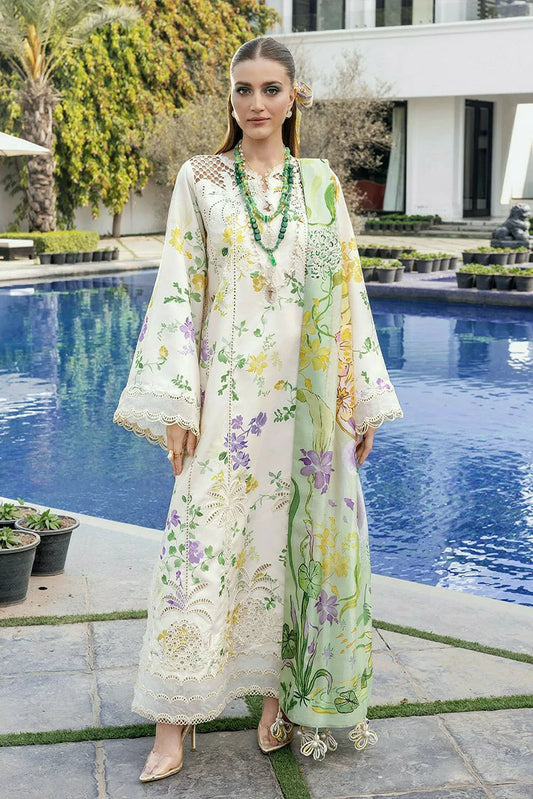 Crimson - Flow Lawn - TROPIC TEASE - D4A - Unstitched