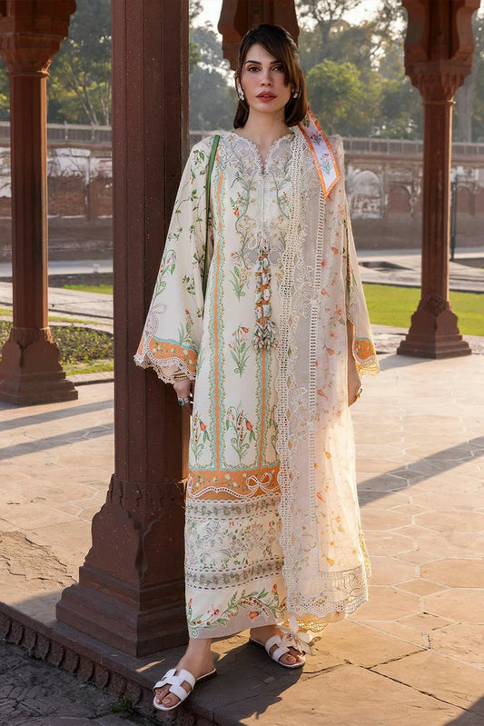 Crimson - Flow Lawn - SUN-KISSED LETTER-D9A - Unstitched
