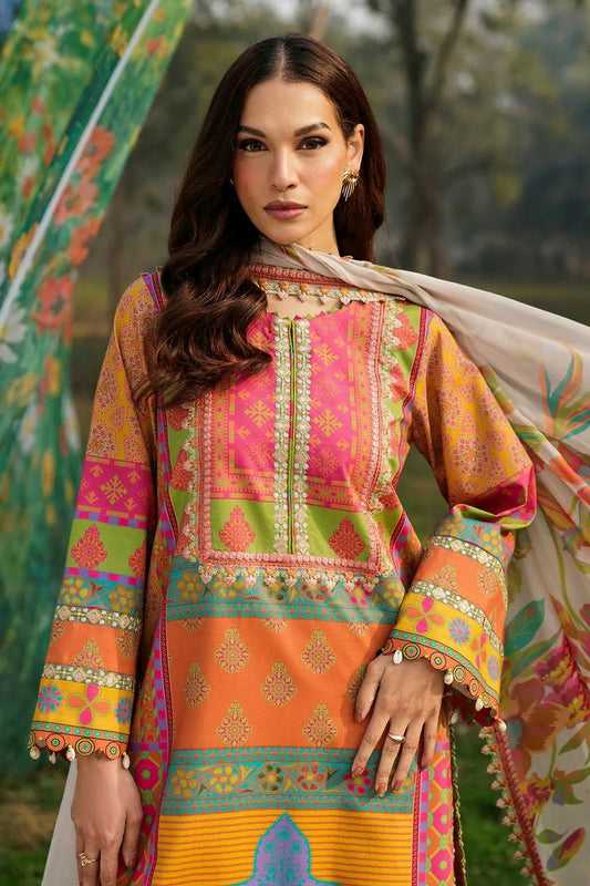 Charizma - Combination Embroidered Lawn Collection Vol 2 - CC6-12 - Unstitched