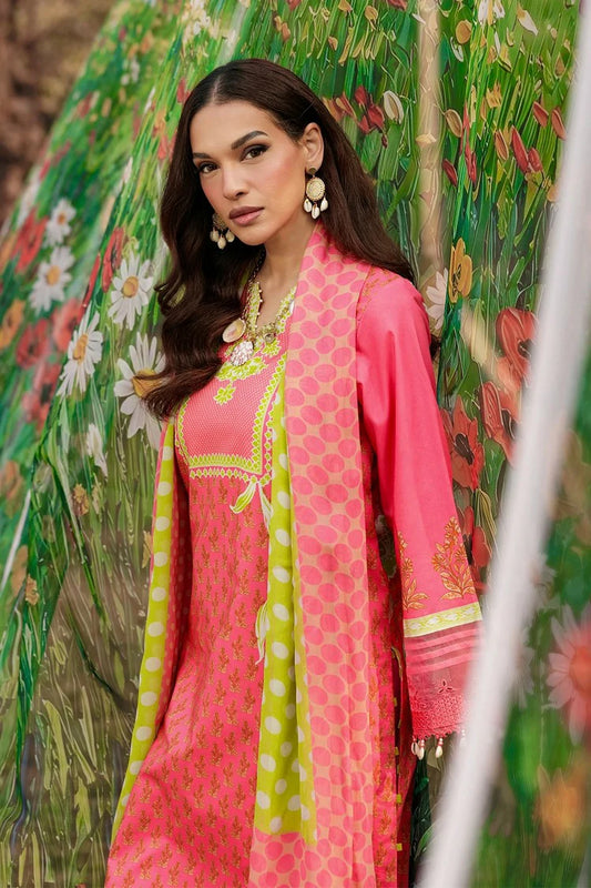 Charizma - Combination Embroidered Lawn Collection Vol 2 - CC6-18 - Unstitched