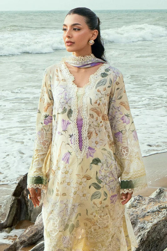 Nureh - Gardenia Embroidered and Printed Lawn Collection Vol 2 - NSG-197 - Unstitched