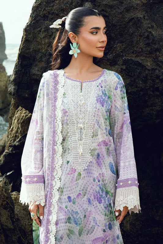 Nureh - Gardenia Embroidered and Printed Lawn Collection Vol 2 - NSG-200 - Unstitched