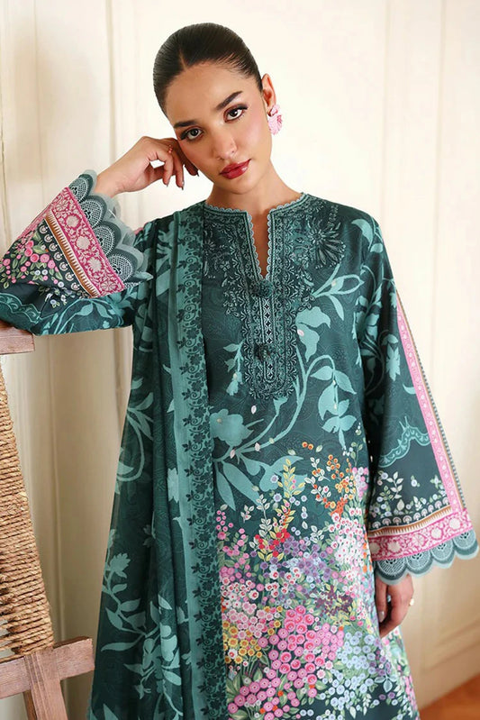 Roheenaz - Eclat Garden Printed Vol 4 - 09-Buttercup Bloom - Unstitched