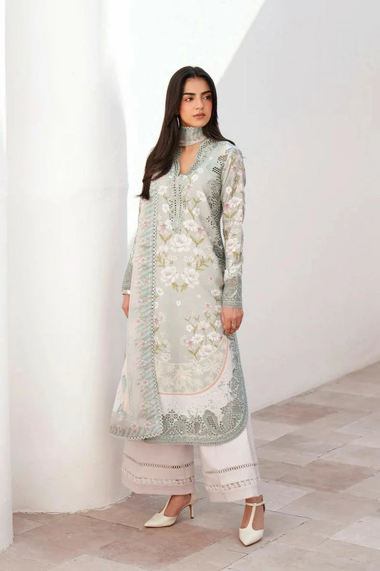 Afrozeh - Sunspell Embroidered Lawn Collection - 12010-Lumiereh - Unstitched