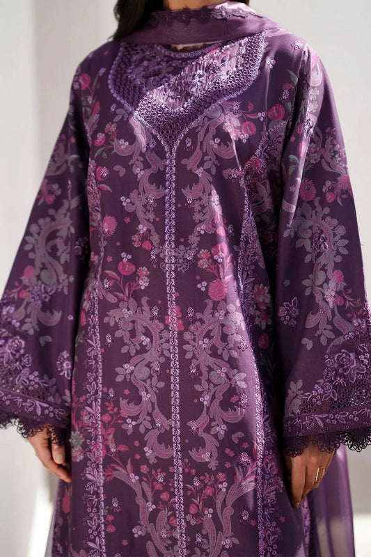 Afrozeh - Sunspell Embroidered Lawn Collection - 1208-Avenor - Unstitched