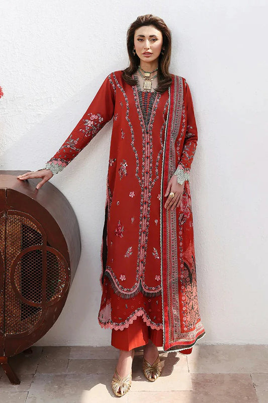 Roheenaz - Floral Reverie Embroidered Edit - 03-Serene Bloom - Unstitched