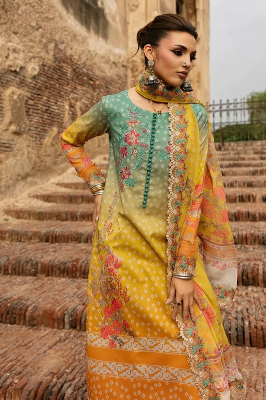 Charizma - Chunri Embroidered Lawn Vol 1 - CHN6-03 - Unstitched
