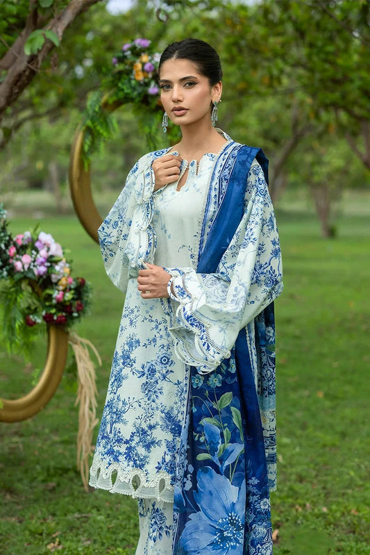 Elaf - Bridgerton Prints - EPB-7B FIORI D'AVORIO - Unstitched