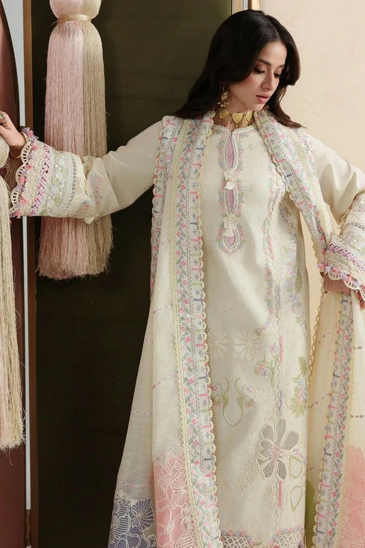 Qalamkar - Festive Lawn - QFL-01 ELMA - Unstitched