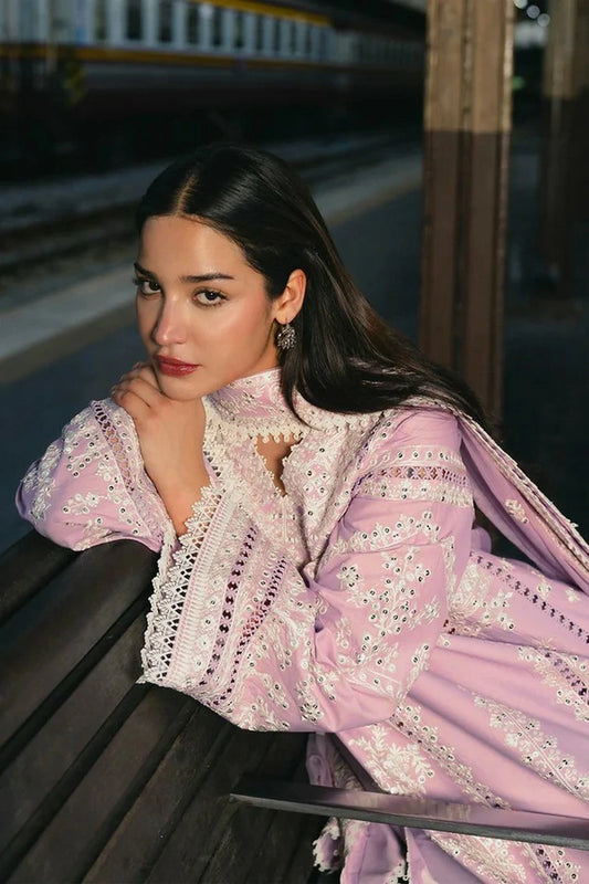 Afrozeh - Mulaqaat Embroidered Lawn Collection - 1211-Dilnasheen - Unstitched
