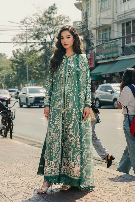 Afrozeh - Mulaqaat Embroidered Lawn Collection - 1212-Vasl - Unstitched