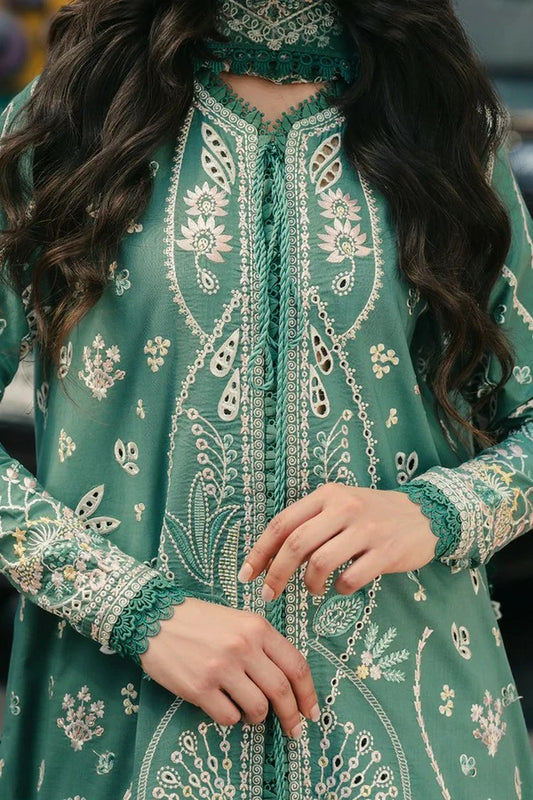 Afrozeh - Mulaqaat Embroidered Lawn Collection - 1212-Vasl - Unstitched