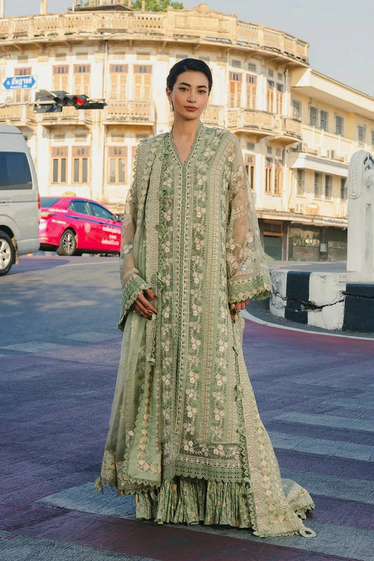 Afrozeh - Mulaqaat Embroidered Lawn Collection - 1214-Deedar - Unstitched