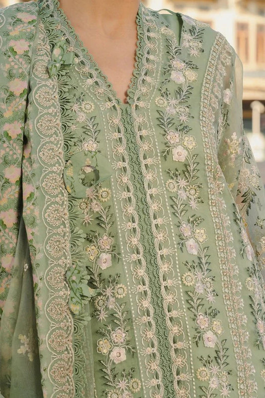 Afrozeh - Mulaqaat Embroidered Lawn Collection - 1214-Deedar - Unstitched